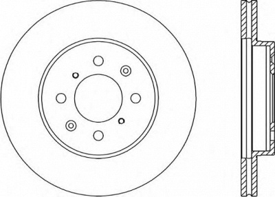 OPEN PARTS bda121520 -  Тормозной диск